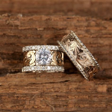 Maybe you would like to learn more about one of these? Western Wedding Rings - Rustic Wedding Jewelry | Fanning ...