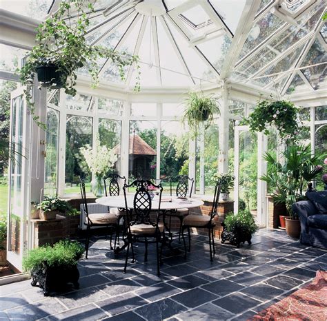 If in a residence, it would typically be attached to the house on only one side. conservatory plants - Google Search | Conservatory design ...