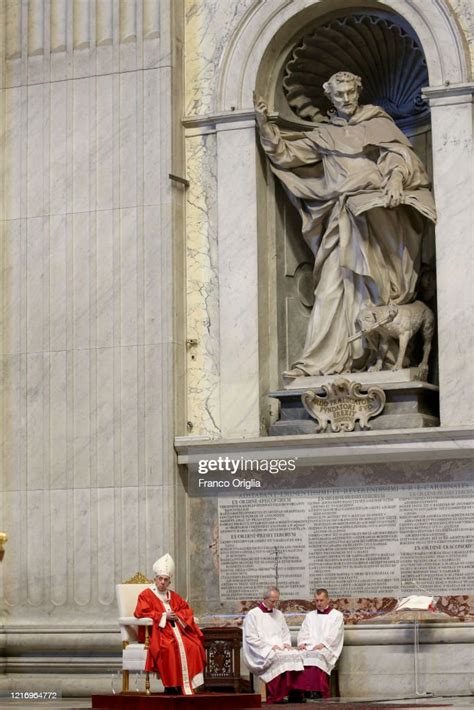 Pope Francis Attends The Palm Sunday Mass In An Empty Vatican News