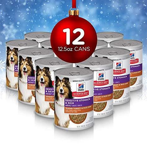 With the optimal protein ratio, this vet dog food has been proven several times to be useful in solving and gi tract issues. Hill's Science Diet Wet Dog Food, Adult, Sensitive Stomach ...