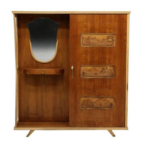 Each complete with durable, quality hardware. Italian Mid-Century Modern Entryway Coat Cabinet | Chairish