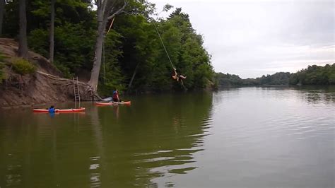 The Rope Swing At Sharon Creek Youtube