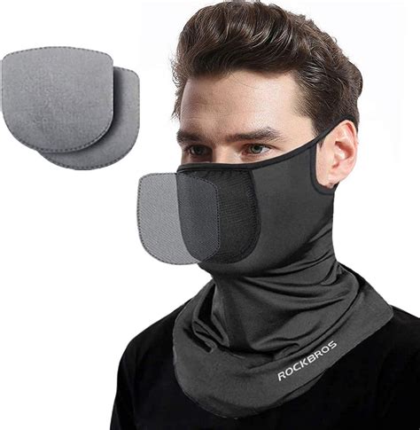 Face Covering For Men Unisex Black Multifunctional Headwear Bandana
