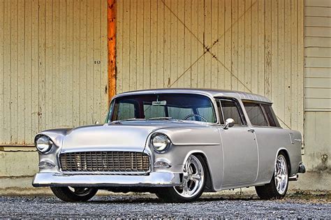 Chevy Nomad Classic Silver Gm Wagon Hd Wallpaper Peakpx