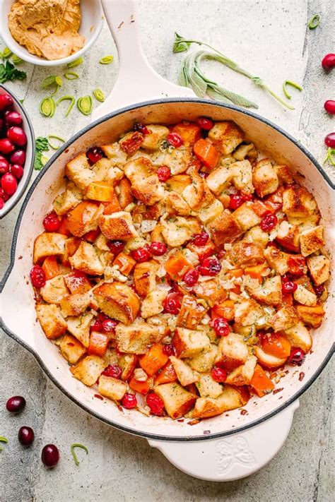 Sweet Potato And Cranberry Stuffing Recipe Best Thanksgiving Stuffing