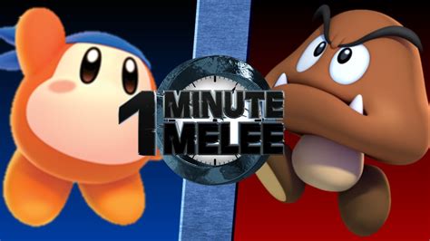 One Minute Melee S4 Ep8 Waddle Dee Vs Goomba Youtube
