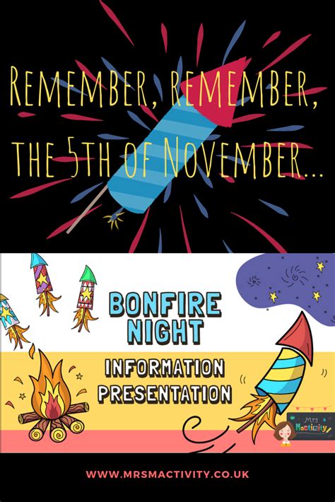 Bonfire Night Information Powerpoint Editable Primary Teaching