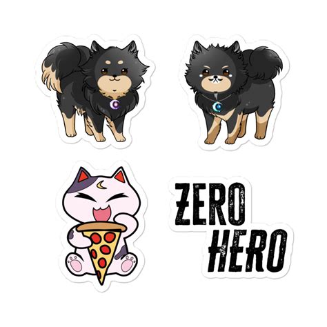 Zero Hero Manga Sticker Pack Slaker Merch