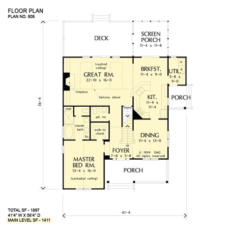 2 Story Bungalow House Plan Double Dormer 3 Bedroom Design Bungalow
