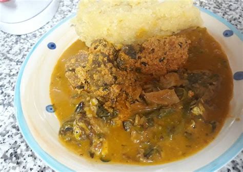 Chew it with groundnuts (peanuts), coconut or palm nuts. How To Make Garri Soup / Eba Food How To Make Eba Nigerian Meal Garri Besthomediet - be ...