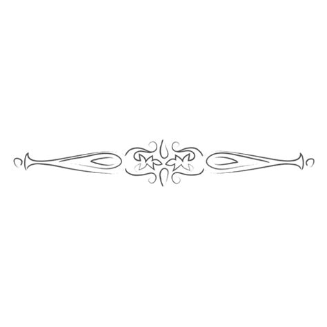 Hand Drawn Ornamented Divider Transparent Png And Svg Vector File