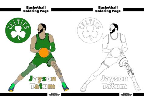 Find more stuff listed underneath this ad. Jayson Tatum - Boston Celtics NBA Free Coloring Page in ...