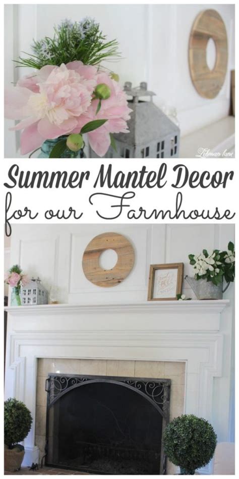 Beautiful Summer Mantel Decor Ideas With Farmhouse Style Plus 11 More