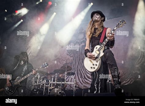 Finnish Folk Metal Band Finntroll On Stage At The Copenhell Metal