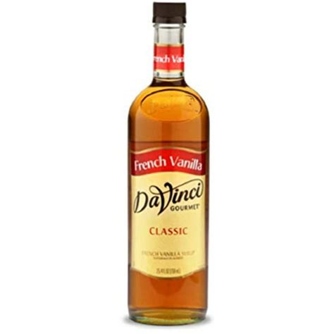 Da Vinci Classic French Vanilla Syrup 750 Milliliter Resealable Bottle