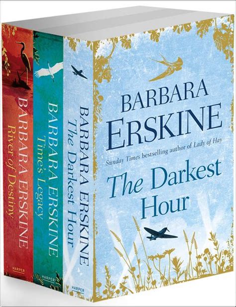 Barbara Erskine 3 Book Collection Times Legacy River Of Destiny The