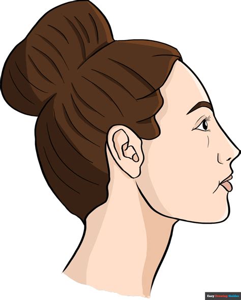 How To Draw A Woman Side Profile Really Easy Drawing Tutorial
