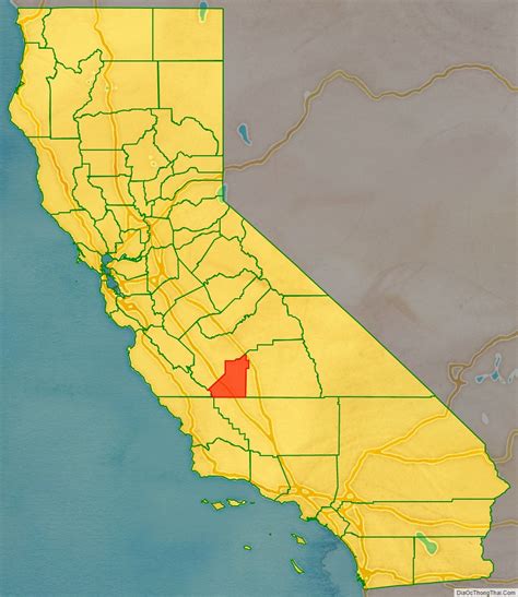 Map Of Kings County California