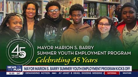 Mayor Marion Barry Summer Youth Employment Program Applications Now Open