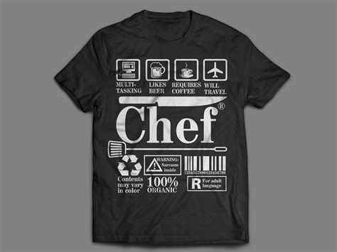 Chef T Shirt Design By Al Mamun On Dribbble