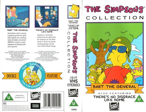 The Simpsons Collection Bart The General Vhs Simpsons Uk