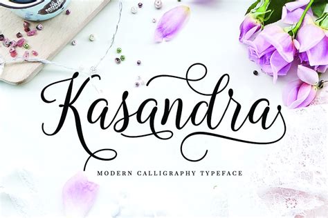 Kasandra Calligraphy Font Fontlot Hot Sex Picture