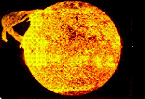 The sun is a star, a hot ball of glowing gases at the heart of our solar system. ASTRONOMY (SUN)