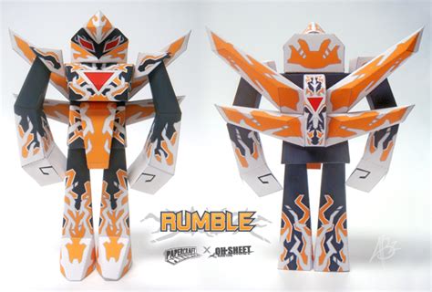 Papercraft Paradise Th Anniversary Exclusive Rumble Papercraft Paradise PaperCrafts
