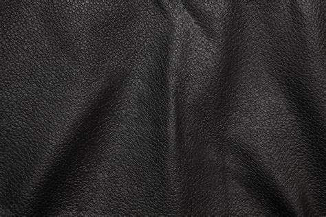 Leather Black Background Texture Wavy Detail Substance Clothing