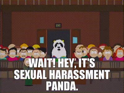 YARN Wait Hey It S Sexual Harassment Panda South Park S E Video Clips