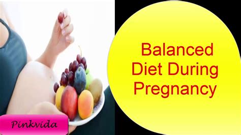 Balanced Diet During Pregnancy Youtube