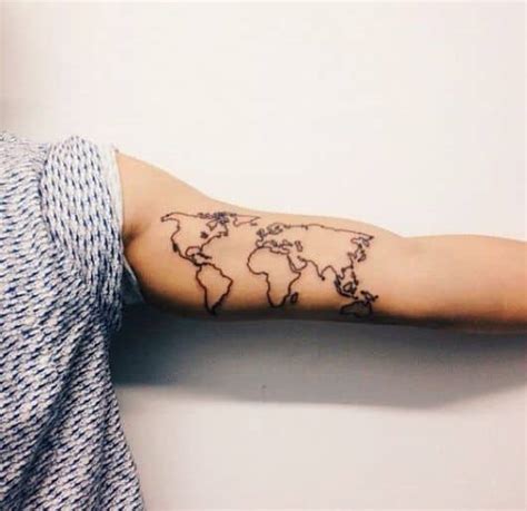 Tattoos Para Imprimir Mapa Mundi Tatuagem Mapa My Xxx Hot Girl