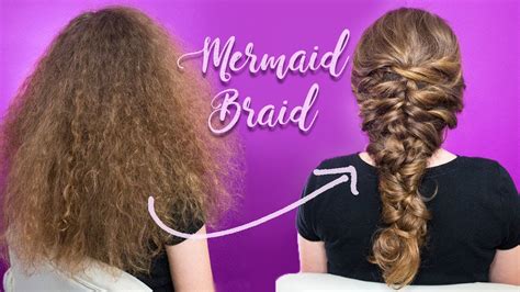 How To Do A Romantic Mermaid Braid Hair Tutorial For Beginners In Real