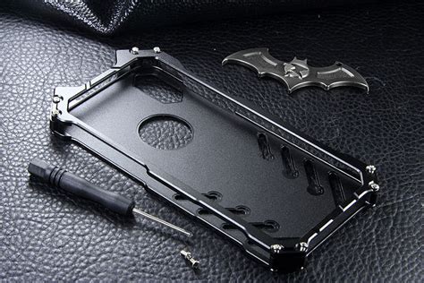 High Quality Aluminum Metal Batman Shockproof Case For Iphone 7 14