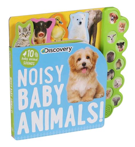 10 Button Sound Books Discovery Noisy Baby Animals Board Book