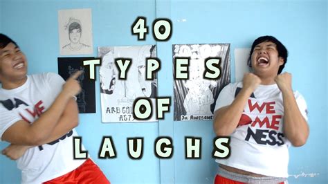 40 Types Of Laughs Youtube