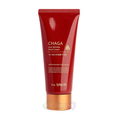 The Saem Крем для шеи антивозрастной Chaga Anti Wrinkle Neck Cream