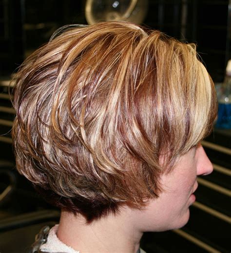 Short Layered Bob Hairstyles Front And Back View