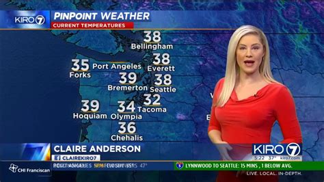 Claire Anderson Kiro Weather Try Not To Notice Her Kini Stuffers Dec