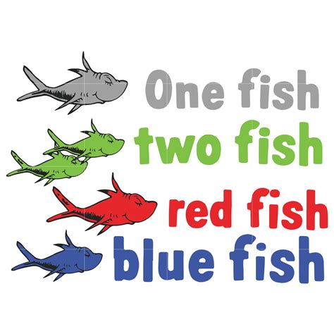 Dr Seuss One Fish Two Fish Red Fish Blue Fish Pdf Chrisyel