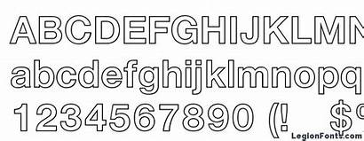 Outline Bold Helvetica 75 Font Fonts Lt