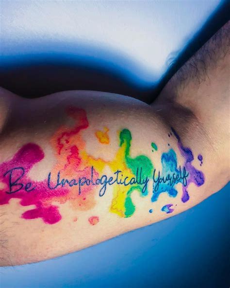 131 Colorful And Creative Pride Tattoos Pride Tattoo Tattoos Rainbow Tattoos