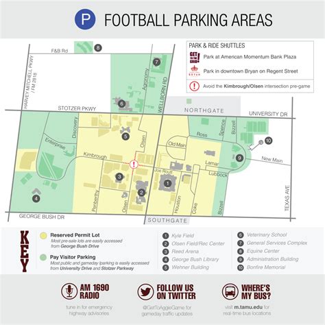 Texas Aandm Parking Lot Map Free Printable Maps