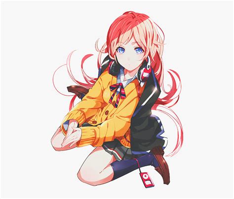 Anime Girl Cute Sitting Cuties Anime