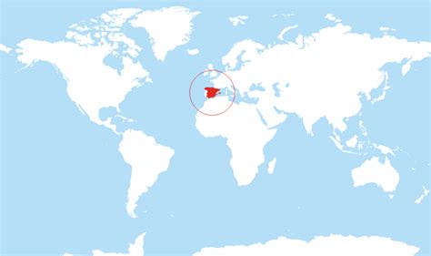 Where Is Spain Located On The World Map