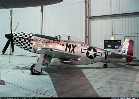 North American P 51k Mustang Usa Air Force Aviation Photo