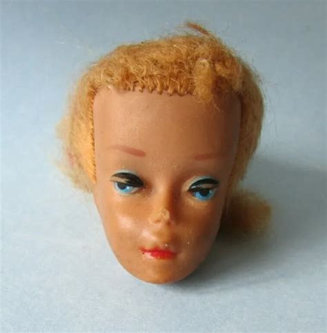 1960s Rare Vintage Barbie Bild Lilli Doll Or Clone Head Mohair Marked