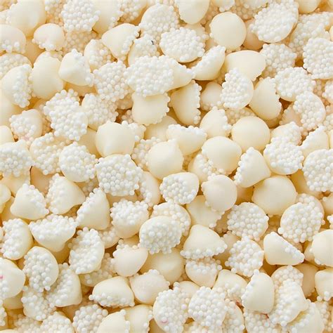 White Mini Creamy Mint Nonpareils Drops 1 Lb Bag Unwrapped Candy