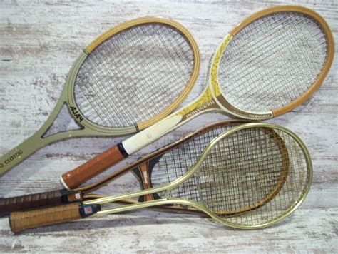 Wood Tennis Racquet Wilson Spalding Bancroft Aussie Rod Laver Etsy