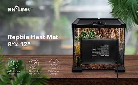 Amazon Com Bn Link Reptile Heating Pad Electric Indoor Under Tank Terrarium Heating Mat